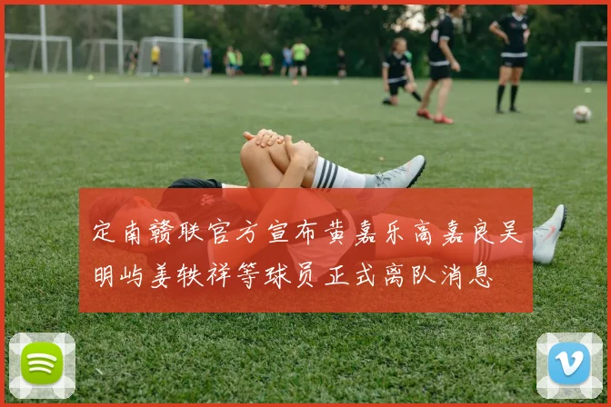定南赣联官方宣布黄嘉乐高嘉良吴明屿姜轶祥等球员正式离队消息